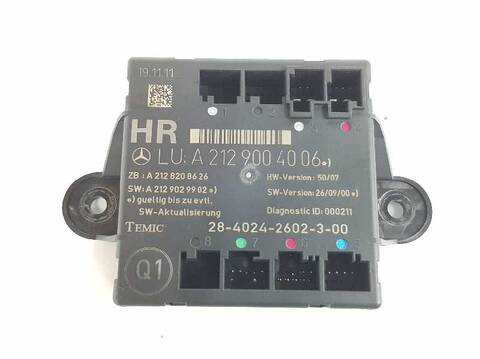 Foto 2ª: Centralita Puerta Delantera Izquierda Mercedes Clase C 210 2.1 CDI 170CV [651911] (2007)