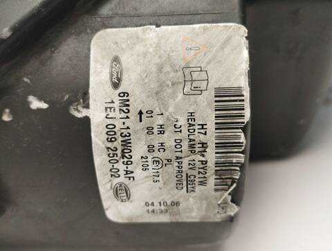 Foto 3ª: Faro Derecho Ford S Max TREND 140CV 103KW CA1) [QXWB] (2007)