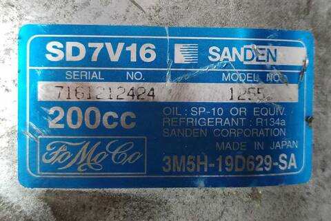 Foto 3ª: Compresor Aire Acondicionado Ford Focus 1.6 TDCI 109CV 80KW (2003)