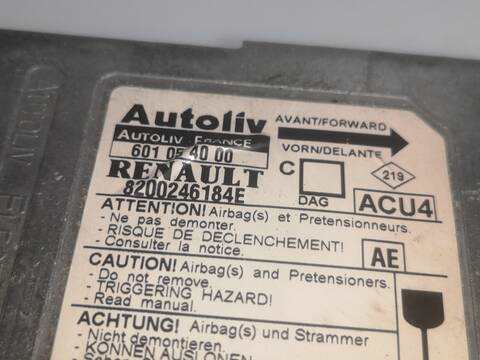 Foto 3ª: Centralita Airbag Renault Megane K4J730 BERLINA II BERLINA 3P (2003)
