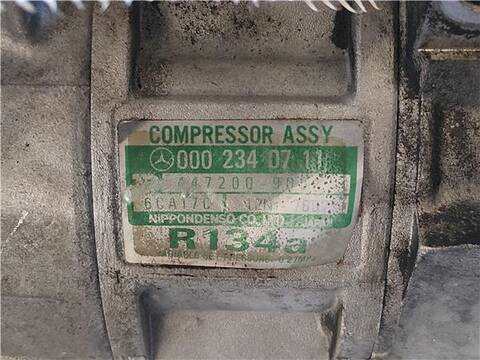 Foto 3ª: Compresor Aire Acondicionado Mercedes Clase C 160 1.8 180 202.018) BERLINA 122CV 90KW [M 111.920] (1994)