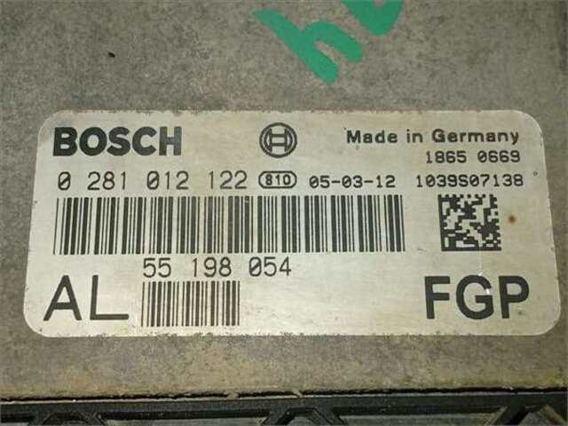 Centralita Motor ECU Opel Astra 1.9 ELEGANCE [1.9 LTR. - 110 KW 16V CDTI CAT (Z 19 DTH - LRD)]