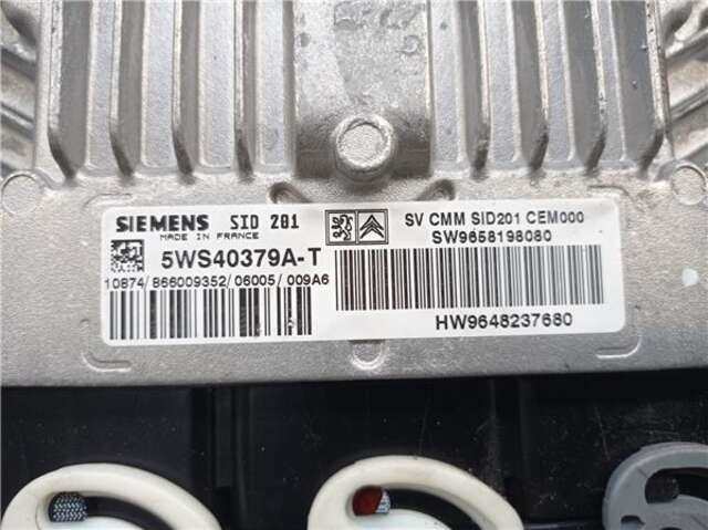 Foto 2ª: Centralita Motor ECU Peugeot 407 2.7 BÁSICO [2.7 LTR. - 150 KW HDI FAP CAT (UHZ - DT17TED4)]