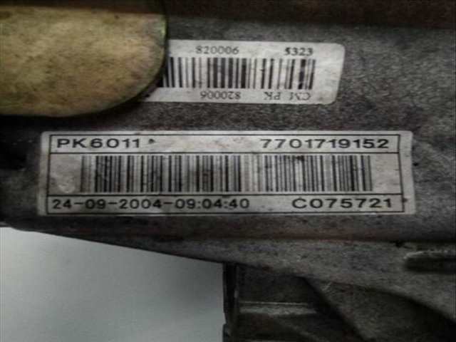 Foto 3ª: Caja Cambios Renault Espace 2.2 DCI JK0H) (2002)