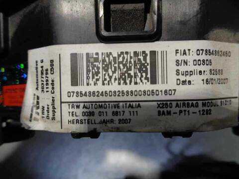 Foto 4ª: Airbag Delantero Izquierdo Citroen Jumper 33 L1 HDI 100 101CV 74KW CAJA ABIERTA [4HV] (2007)