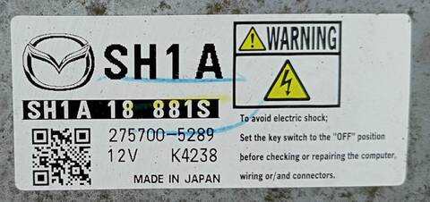 Foto 3ª: Centralita Motor ECU Mazda CX5 STYLE 2WD [SH] (2012)