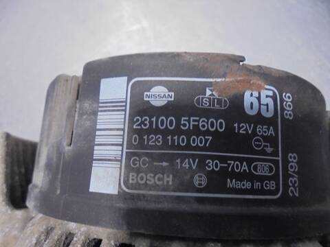 Foto 3ª: Alternador Nissan Micra 1.0 16V CAT 54CV 40KW [CG10DE] (1998)