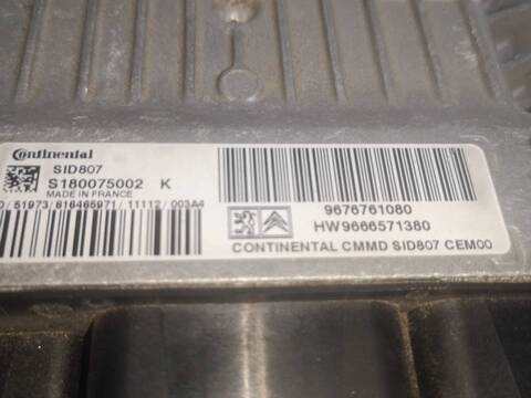 Foto 2ª: Centralita Motor ECU Peugeot 3008 9HR (2011)