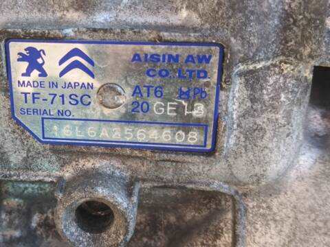 Foto 3ª: Caja Cambios Peugeot 2008 1.2 PURETECH 100 USHNK) (2019)