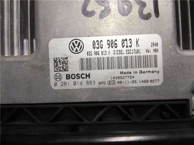 Foto 2ª: Centralita Motor ECU Seat Ibiza 1.9 SPORT [1.9 LTR. - 77 KW TDI] [BLS]