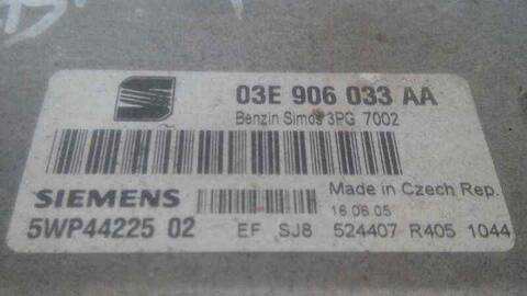 Foto 3ª: Centralita Motor ECU Seat Ibiza VERSION INDEFINIDA (2002)