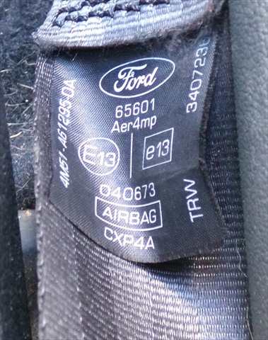 Foto 2ª: Cinturón Delantero Izquierdo Ford Focus 1.6 TDCI SEDAN, 2008-2011 [G8DB] (2010)