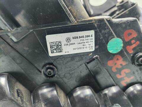 Foto 2ª: Piloto Trasero Derecho Volkswagen Passat BUSINESS 150CV 110KW [DSRA] (2020)