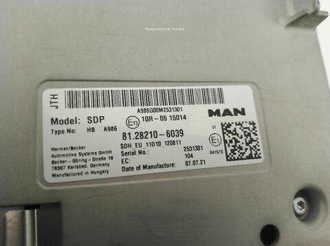 Foto 3ª: Pantalla Multifuncion Man TGX 18.470 (2020)