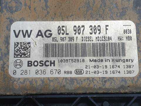 Foto 3ª: Centralita Motor ECU Volkswagen Caravelle T6 ORIGIN FWD