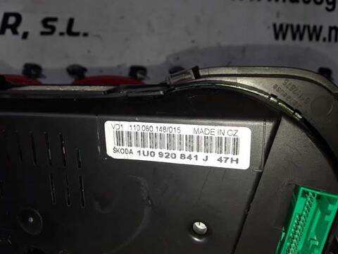 Foto 3ª: Cuadro de Instrumentos Skoda Octavia BERLINA 1.9 TDI 131CV (2005)