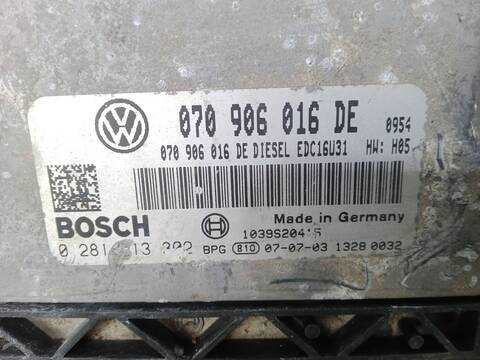 Foto 2ª: Centralita Motor ECU Volkswagen Touareg 2.5 R5 TDI 174CV 128KW [BAC,BPE] (2007)