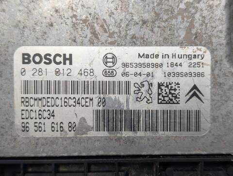 Foto 3ª: Centralita Motor ECU Citroen Xsara 1.6 HDI 90 X PICASSO 90CV 66KW (2007)