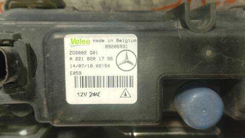 Foto 3ª: Faro Antiniebla Delantero Izquierdo Mercedes Clase C 160 C 200 CDI BLUEEFFICIENCY 204.001) 136CV 100KW [OM651913] (2014)