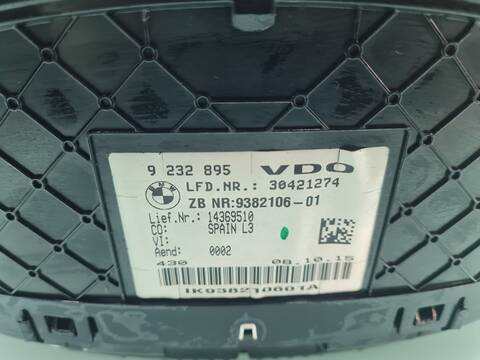 Foto 2ª: Cuadro de Instrumentos Bmw Serie 4 418 435D XDRIVE M SPORT COUPE 313CV 230KW [N57D30B] (2015)