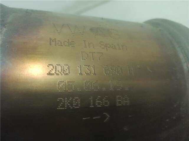 Foto 3ª: Catalizador Seat Ibiza 1.0 STYLE GO 2 [1.0 LTR. - 66 KW TGI BIVALENT. GASOLINA - GNC] [DBY]