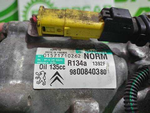 Foto 3ª: Compresor Aire Acondicionado Peugeot 508 ACTIVE 140CV [8DRHF8] (2011)