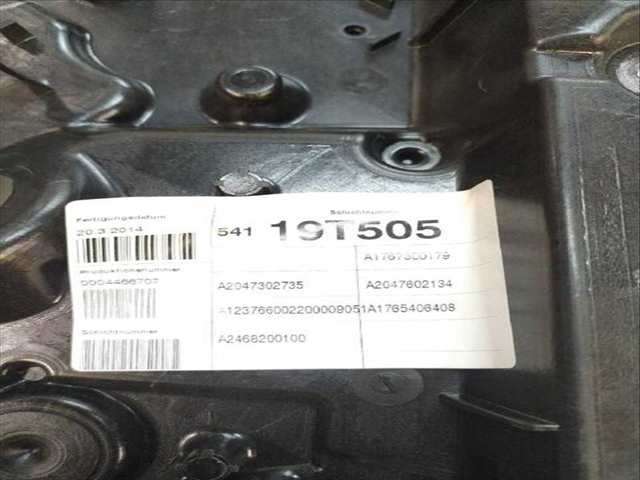 Foto 3ª: Elevalunas Manual Trasero Izquierdo Mercedes Clase A 140 A 220 CDI 176.003) (2012)