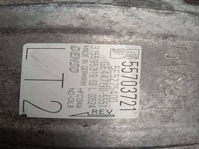 Foto 3ª: Compresor Aire Acondicionado Opel Corsa 1.3 16V CDTI CAT Z 13 DTH - L4I) 90CV 66KW [Z13DTH] (2009)