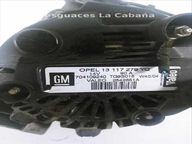 Foto 2ª: Alternador Opel Corsa 1.3 CDTI F08 F68) [Y 13 DT] (2000)