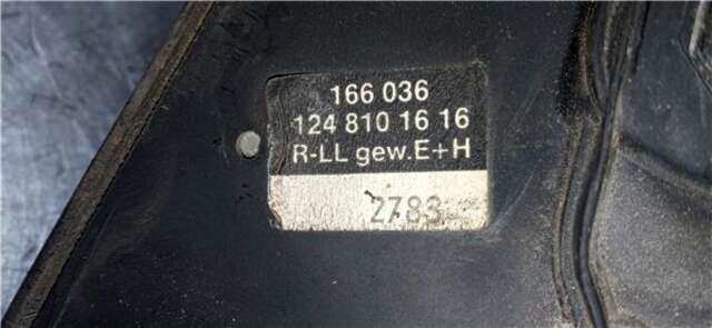 Retrovisor Derecho Mercedes Clase E 180 3.0 300 TE - E 300 4MATIC (124.290) [3.0 LTR. - 132 KW CAT]
