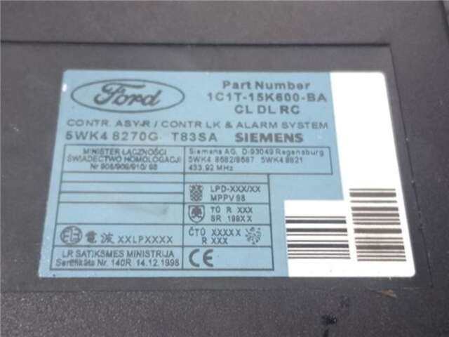 Foto 3ª: Centralita Motor ECU Ford Transit 2.0 DI (FAE_. FAF_. FAG_) FURGON (FA_ _) [ABFA]
