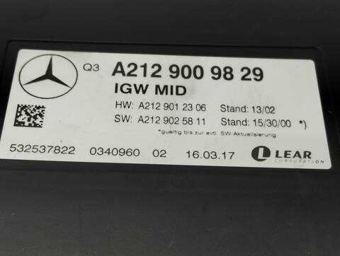 Foto 4ª: Centralita Gateway Mercedes Clase G 230 GLE 350 D 4MATIC 258CV 190KW [642826] (2017)