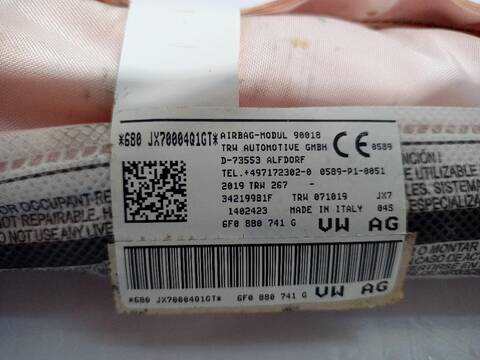 Foto 3ª: Airbag Cortina Delantero Izquierdo Seat Ibiza STYLE 95CV [DLAC] (2017)