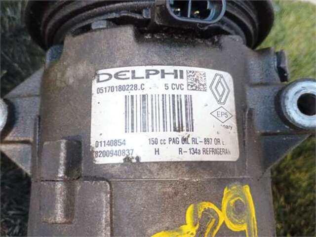 Foto 2ª: Compresor Aire Acondicionado Renault Scenic 1.5 DYNAMIQUE [1.5 LTR. - 78 KW DCI DIESEL] (JM)(2003-_) [K9K P7]