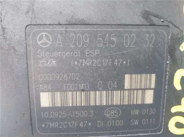 Abs Mercedes Clase CLK 240 2.6 G 170CV 125KW (209.361) M112E26