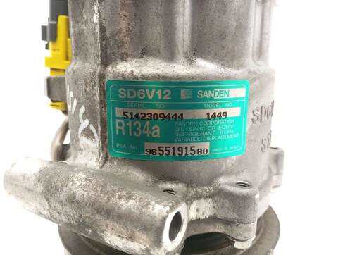 Foto 2ª: Compresor Aire Acondicionado Peugeot 307 1.6 HDI 109CV 80KW (2004)