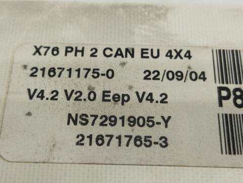 Foto 2ª: Cuadro de Instrumentos Renault Kangoo 1.5 DCI DIESEL 65CV 48KW [K9K A7] (2004)