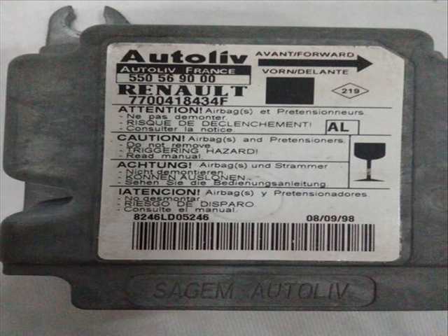 Foto 4ª: Centralita Airbag Renault Megane 1.9 DTI JA0N) 98CV 72KW SCENIC JA0/1_)