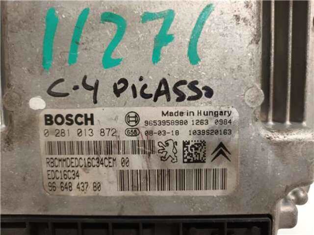 Foto 2ª: Centralita Motor ECU Citroen C4 1.6 16V HDI FAP (109 CV)