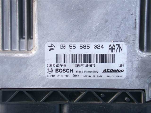 Foto 3ª: Centralita Motor ECU Opel Insignia 2.0 CDTI 2008-2013 [A20DTH] (2011)