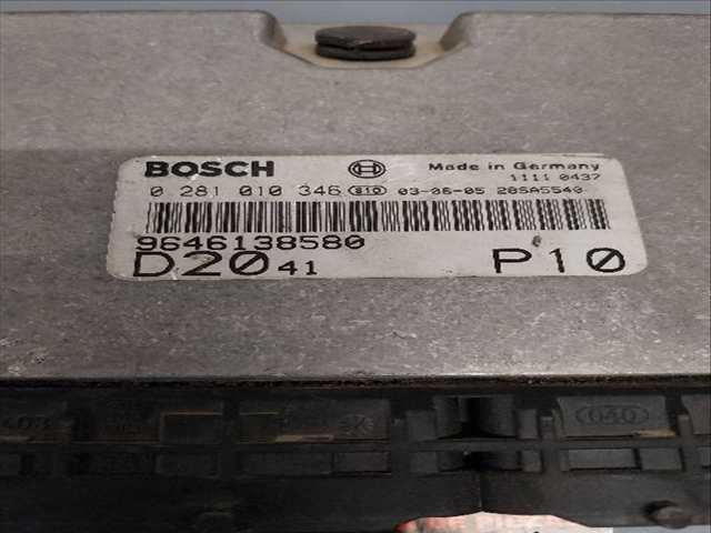 Foto 2ª: Centralita Motor ECU Citroen Jumper 2.0 D D-RHV (2005)