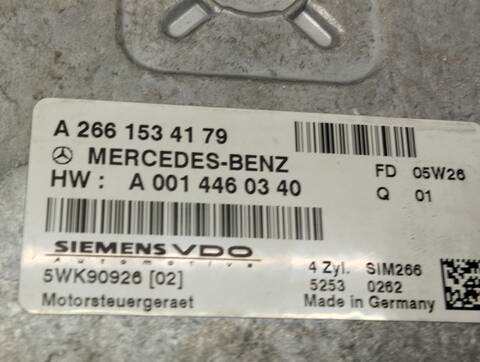 Foto 4ª: Centralita Motor ECU Mercedes Clase A 140 A 150 A-EDITION 169.031) 95CV 70KW [266920] (2005)