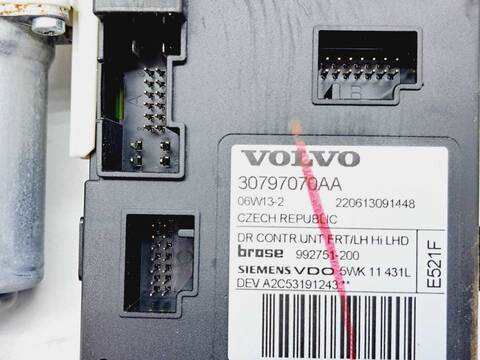 Foto 2ª: Elevalunas Eléctrico Delantero Izquierdo Volvo V50 1.6 D KINETIC 110CV 81KW FAMILIAR [D4164 T] (2006)