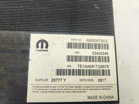 Foto 3ª: Centralita Motor ECU Jeep Compass LIMITED 4X4 140CV 103KW [55263087] (2017)