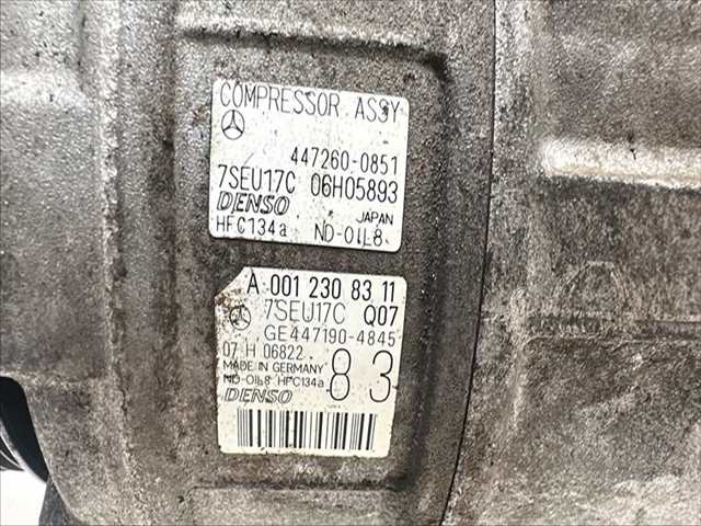 Foto 2ª: Compresor Aire Acondicionado Mercedes Clase ML 320 3.2 CDI [D642940] (2007)