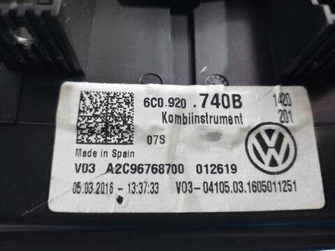 Foto 2ª: Cuadro de Instrumentos Volkswagen Polo A-POLO 75CV [CHYB] (2014)