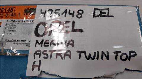 Foto 4ª: Disco Freno Delantero Opel Meriva 1.3 COSMO [1 3 LTR. - 51 KW 16V CDTI CAT Z 13 DT - LN9)] 69CV