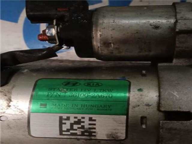 Foto 3ª: Motor de Arranque Hyundai i30 1.4 BASE [1.4 LTR. - 66 KW CRDI CAT] [D4FC]