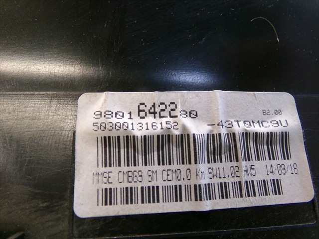 Foto 4ª: Cuadro de Instrumentos Citroen Berlingo 1.6 HDI 2015-2019 [BH02] (2019)