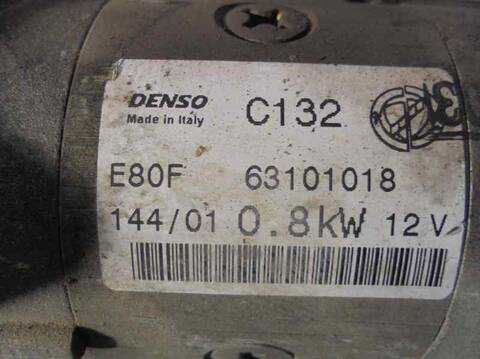 Foto 4ª: Motor de Arranque Fiat Punto 1.2 CAT BERLINA 60CV 44KW [188A4000] (2001)